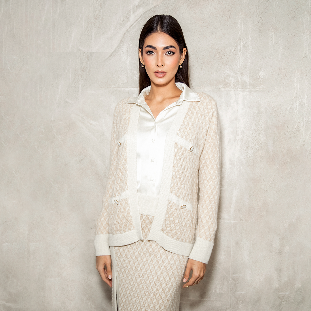 Cardigan Tridi con Bolsillos