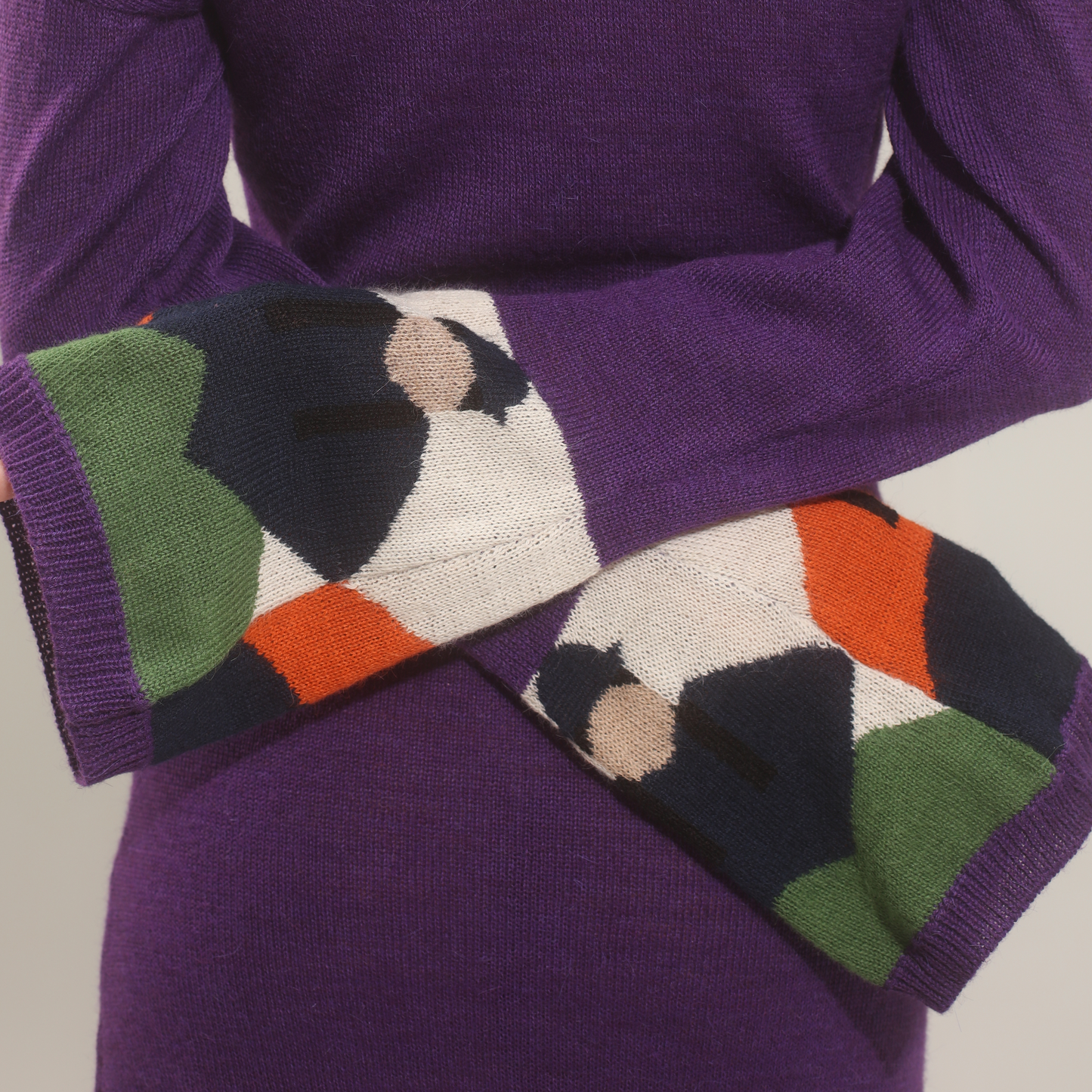 Wide Sleeve Knitted Dress